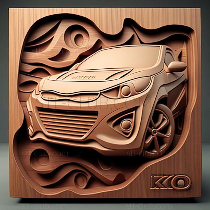 3D мадэль Kia Rio (STL)